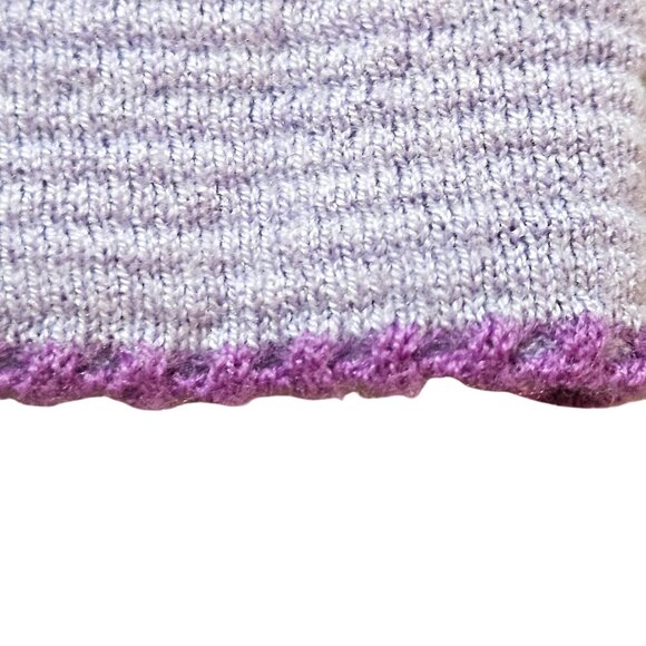 Lululemon Lavender Ribbed Reversible Sweater Women's M Soft Pastel Spring Easter - Picture 7 of 12